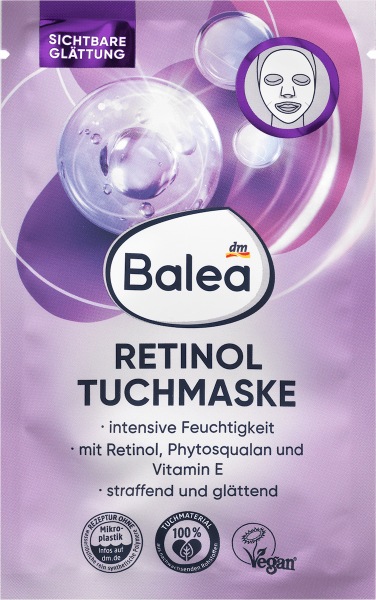 Balea Retinol Sheet Mask (1 Count)
