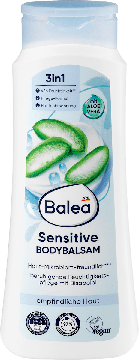 Balea Sensitive Body Balm – Fragrance-Free for Reactive Skin – 13.5 fl oz