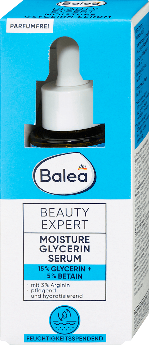 Balea Beauty Expert Glycerin Hydrating Serum, 1.0 fl oz