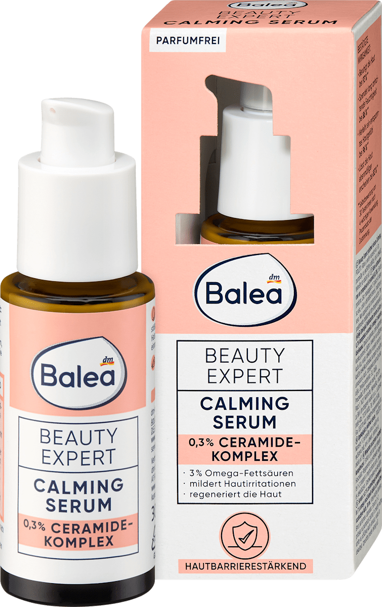 Balea Beauty Expert Calming Serum, 1.0 fl oz