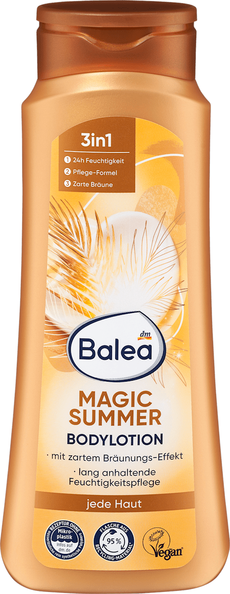 Balea Magic Summer Gradual Tan Body Lotion – Sun-Kissed Glow – 13.5 fl oz