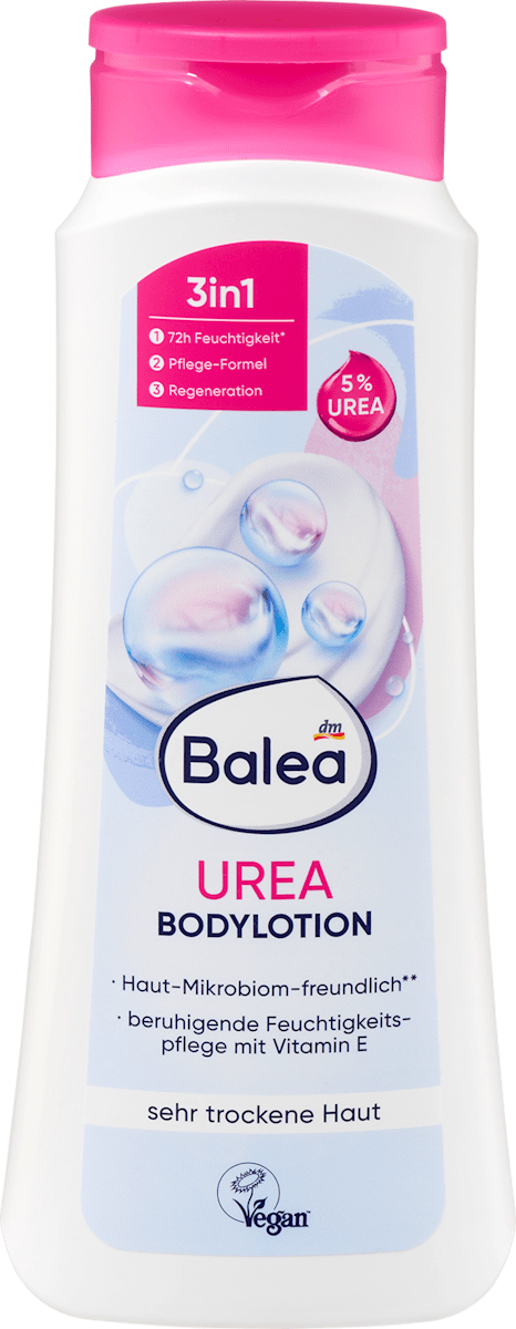 Balea Urea Body Lotion – Intensive Moisture for Dry Skin – 13.5 fl oz