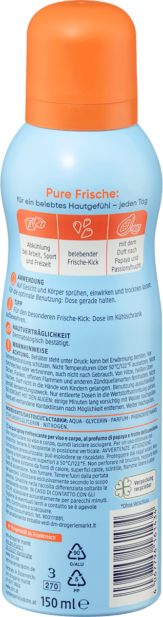 Refreshing Face & Body Mist – Papaya & Passion, 5.1 fl oz