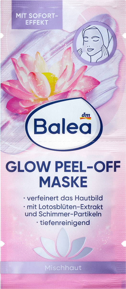 Gesichtsmaske Glow Peel- Off (2x8 ml), 16 ml