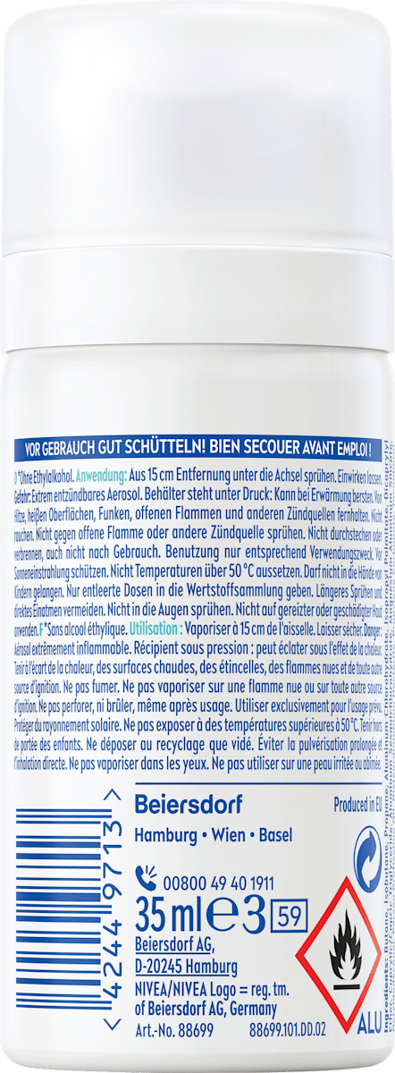 Dry Active Antiperspirant Deodorant Spray, 1.2 fl oz